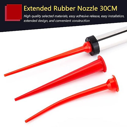 3 PCS Caulking Nozzles for Sausage Caulking Gun,Total length 11.8 inches