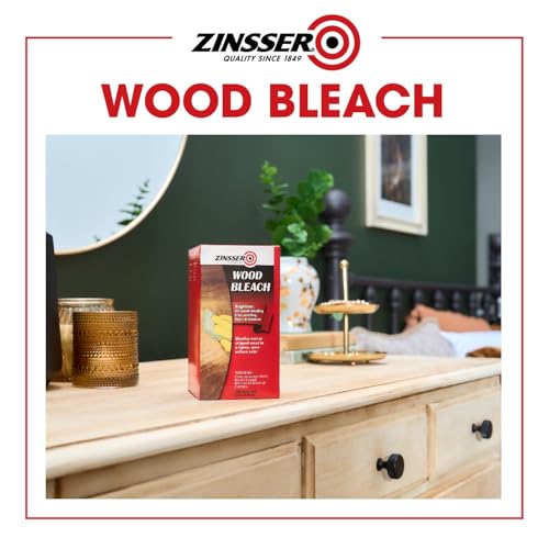Zinsser Wood Bleach Kit, 2-Step Brightening System, Interior Wood Surfaces