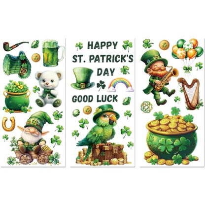 Peacoblue St.Patrick's Day Rub On Transfers for Furniture Craft 6"x12" - style: St.Patrick's Day and Good Luck
