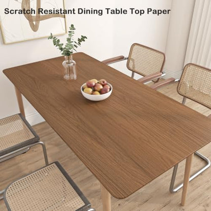 ICOOP Brown Walnut Wood Grain Peel and Stick Contact Paper 15.8"×120" - color: Walnut Wood, size: 15.8" x 120"
