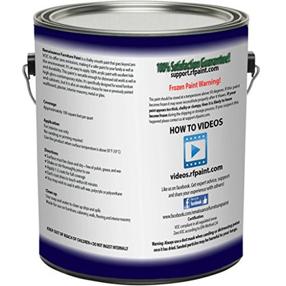 Retique It Chalk Furniture Paint by Renaissance DIY, Gallon, 57 Vermilion, gallon - color: 57 Vermilion, size: 128 Fl Oz (Pack of 1)