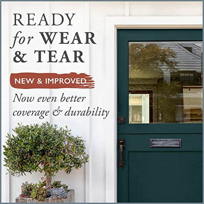 AMY HOWARD AT HOME - One Hour Miracle Paint - Water-Based Enamel Paint - Scrubbable Eggshell Finish Furniture Paint - All In One Paint - No Stripping, Sanding, or Priming - 32 OZ - Brooks Grey - color: Brooks Grey