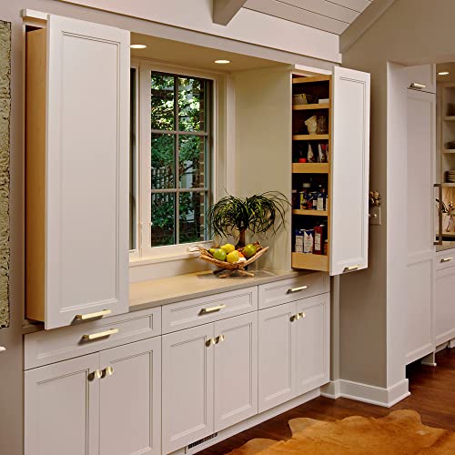 Goo-Ki 6 Pack Pure Brass Made Luxurious Cabinet Pulls,Matte,5 Inches Center to Center,Brushed Brass - color: Pure Brass, size: 5" Center to Center