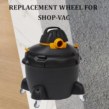 RILIDRI 2-Inch Swivel Stem Caster, 7/16-Inch Stem Diameter Rubber Wheel, Thermoplastic Rubber TPR Replacement Wheels for Weber Grill Shop Vac - 4 Pack - size: 2 Inch-125LB(4 Swivel)