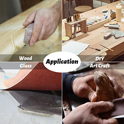 SPEEDWOX 100 PCS Micro Sander 3.5 x 1.2 Inch Detail Handle Sanding Tools Grit 240 Micro Finishing Sander Paper Hook & Loop Aluminum Oxide Sandpaper Detail Sander Refill Detail Sander Sandpaper - style: 240 Grit