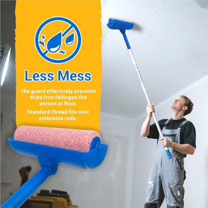 Nichiyo 10 Inch Ceiling Paint Roller with Shield & Adjustable Head - color: EL01160