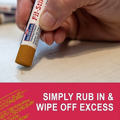 Mohawk Fil-Stik, Wax Putty Stick for Wood Repair, Light Nordic Oak, M230-0332, 1 Count