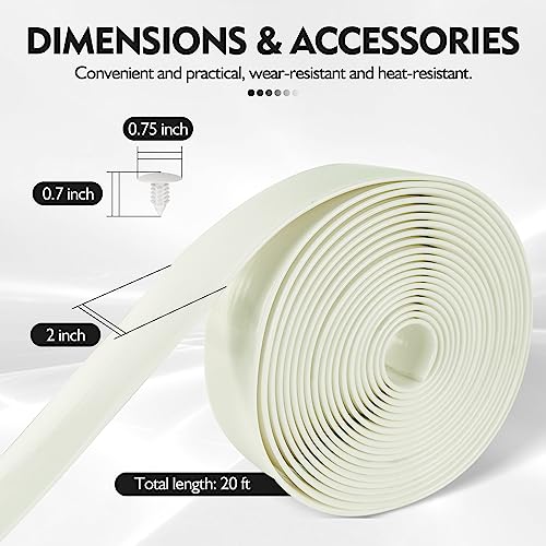 LukLoy 2" Wide 20ft Long Vinyl Straps for Patio Chairs Repairs, White - color: White, size: 20 Ft strap + 20 rivets