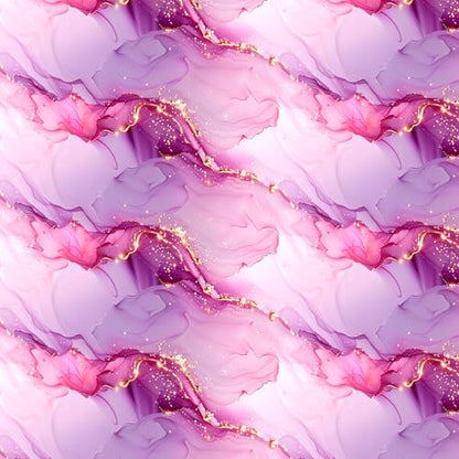 HOMETITUTE Pink Purple Marble Peel Stick Wallpaper 118.1x17.7 Inch Vinyl - color: Pink Purple Marble