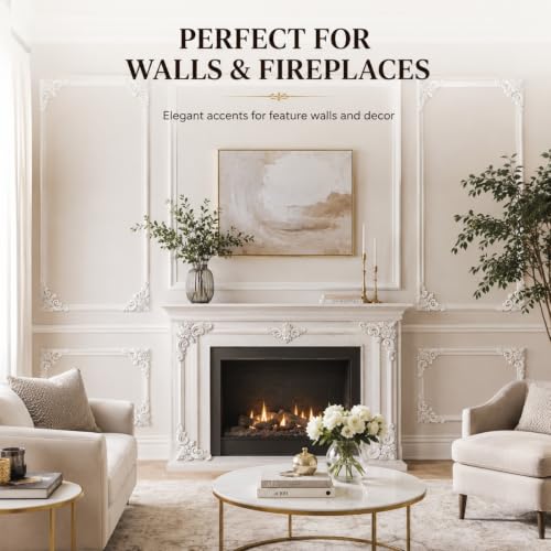 Corner Wall Molding Kit, 6.30 × 6.30 in 8pc