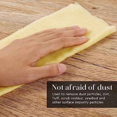 Maxcheck 100 Pcs Sticky Tack Cloth, Heavy Duty 24 x 20 Mesh, Yellow - color: Yellow