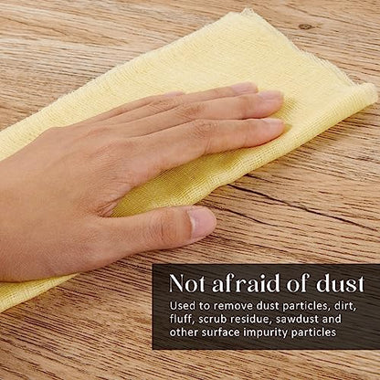 Maxcheck 100 Pcs Sticky Tack Cloth, Heavy Duty 24 x 20 Mesh, Yellow - color: Yellow