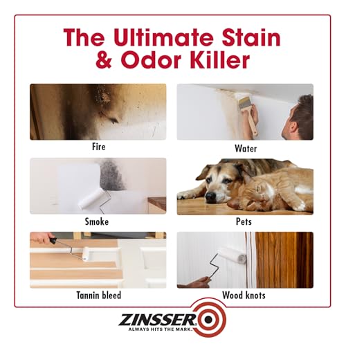 Zinsser Bulls Eye Shellac Finish & Sealer, White, 1 Gallon - size: 128 Fl Oz (Pack of 1)