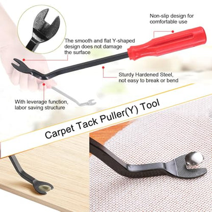 3Pcs Staple Remover Heavy Duty Upholstery Staple Puller Tool