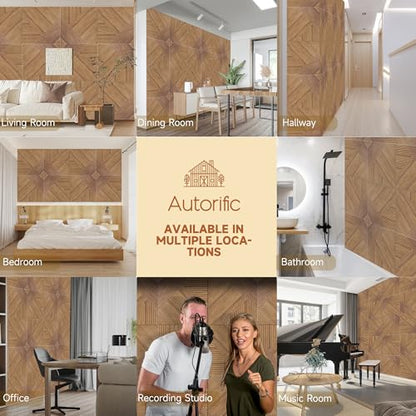 Acoustic Wall Panels,6 Pack,23.6"x23.6",Soundproof Panels,Beech - color: Beech