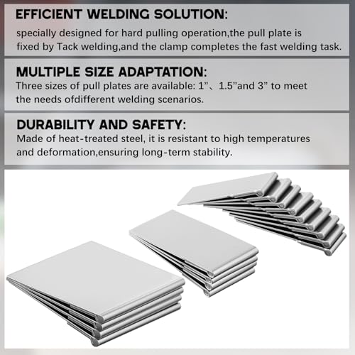 Hicarer 20 Pcs Pull Plate Kit, Auto Body Repair Kit