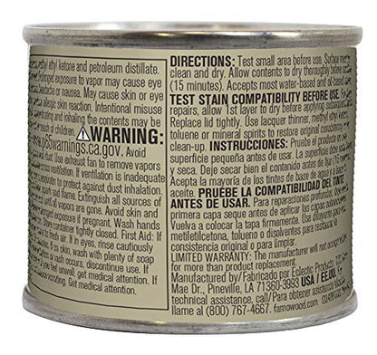 FamoWood 36141128 Original Wood Filler - 1/4 Pint, Oak/Teak