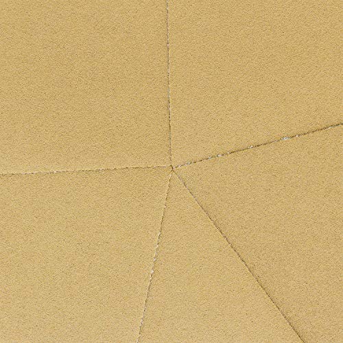 Dura-Gold Premium 1/4 Sheet Gold Sandpaper Sheets, 120 Grit (Box of 25) - size: 120-Grit