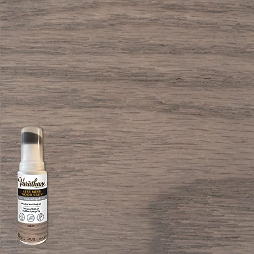 Varathane Less Mess Gray Wood Stain & Applicator - color: Gray, size: 4 Ounce (Pack of 1)