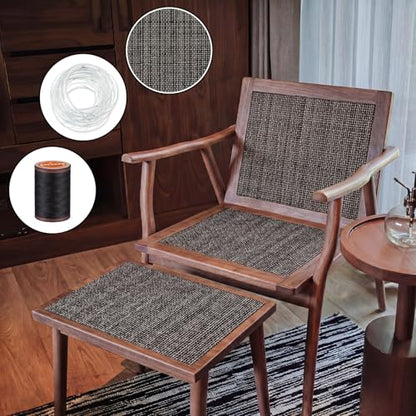 SmoothNovelty 3 Pcs Black Gray Patio Chair Replacement, 59 x 79 Inch - color: Black Gray, size: 59 x 79 Inch