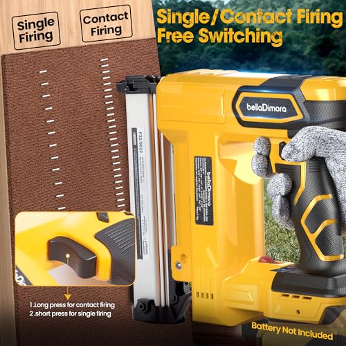 Cordless Brad Nailer Compatible with DeWalt 20V Battery