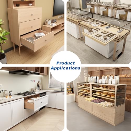 VADANIA #BK54 16" Undermount Drawer Slide, Soft Close - size: 16 Inch, style: Soft Close