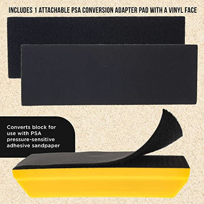 Dura-Gold Pro Series Rectangle 7-3/4" x 2-3/4" Hand Sanding Block Pad with - style: Rectangle