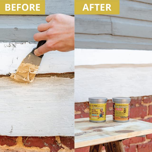 PC Products PC-Woody Wood Repair Epoxy Paste Kit with Mixing Tool, Two-Part 12 oz in Two Cans, Tan, 63320, 12 oz with Tool (Pack of 12) - size: 12 oz with Tool (Pack of 12), style: PC-Woody Kit