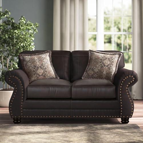 Michanco 3 Inch/ 7CM Round Furniture Legs Replacement Couch Sofa Legs Set of 4 Chunky Bun Feet for Furniture Wood Legs Mid Century Predrilled M8 Bolt - color: 7cm Espresso