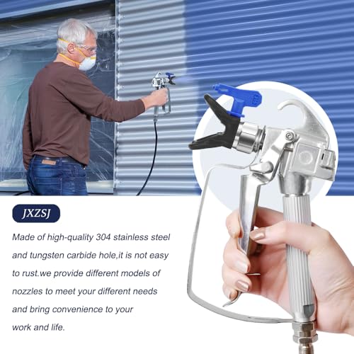 Spray Tips for Airless Sprayer,Reversible Airless Spray Tips 5 Pieces,Use Mini Boxes for Storage, Convenient to Carry(109, 213, 315, 413, 621)