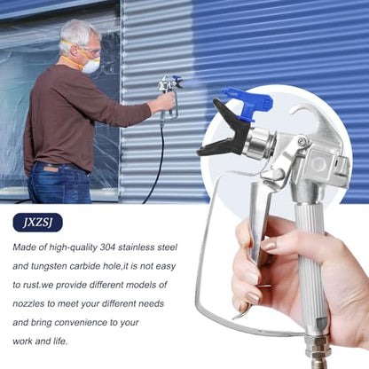 Spray Tips for Airless Sprayer,Reversible Airless Spray Tips 5 Pieces,Use Mini Boxes for Storage, Convenient to Carry(109, 213, 315, 413, 621)