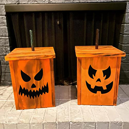 Pumpkin Carving Stencils Small Jack O Lantern Stencil 3" - style: Halloween Face/3IN