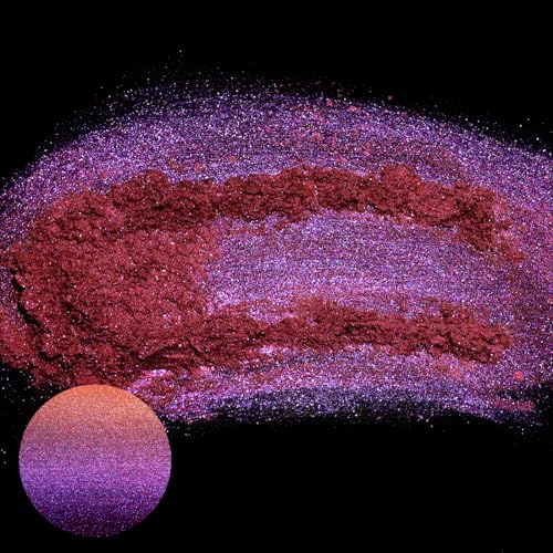 Matio Chameleon Mica Powder, 1.06oz/ 30g Twinkle Sea Chrome Powder - color: C-Twinkle Sea