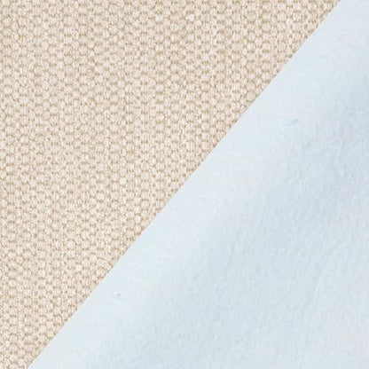 Textured Chenille Jacquard Upholstery Heavy Duty Polyester 58" Fabric by The Yard (Beige, 1 Yard) - color: Beige, size: 1 Yard