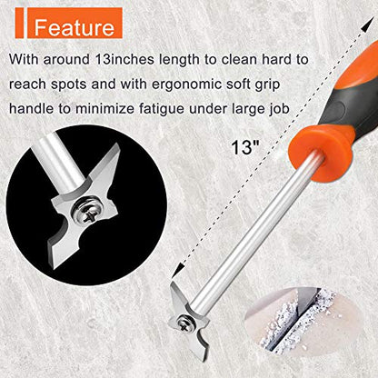 Grout Removal Tool, Caulking Removal Tool, Grout Cleaner, Scraper, Scrubber Brush, Tile Joint Cleaning Brush, Remove Grout or Cleaning for Tile Joints and Seams or Corner