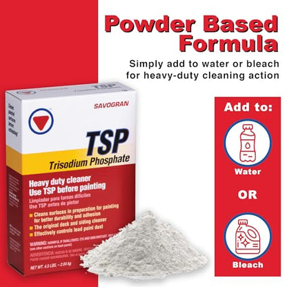 Savogran 10622 Trisodium Phosphate (TSP) 4.5lbs - size: 72 Ounce (Pack of 1)