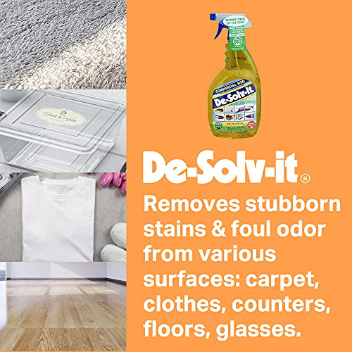 De-Solv-It Citrus Solution, Multi-Surface Cleaner & Degreaser 33 oz, 2 Pack