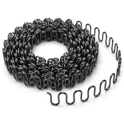 46 Feet Zig Zag 9 Gauge Upholstery Springs Couch Springs Roll Cuttable Upholstery Springs Roll - size: 0.14in
