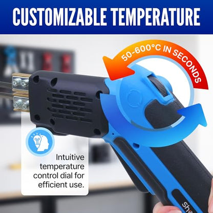 300W Electric Hot Knife Foam Cutter – Heavy-Duty Air-Cooled Styrofoam Cutting Tool Kit with Blades & Accessories for EPS, XPS, PU, KT Board & Sponge | DIY & Crafts
