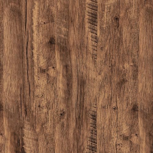 CAX Rustic Oak Contact Paper Wood Peel and Stick Wallpaper Kitchen Counter - color: Rustic Oak, size: 17.3" x 472"