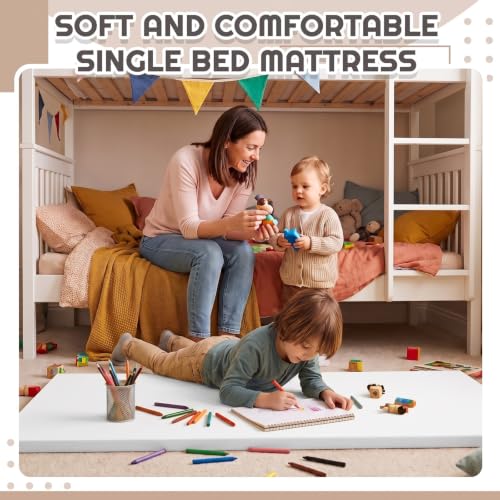 Amylove 1 Pack Upholstery Foam Sheet, 1/2" X 58" X 72",White - color: White, size: 1/2" X 58" X 72"