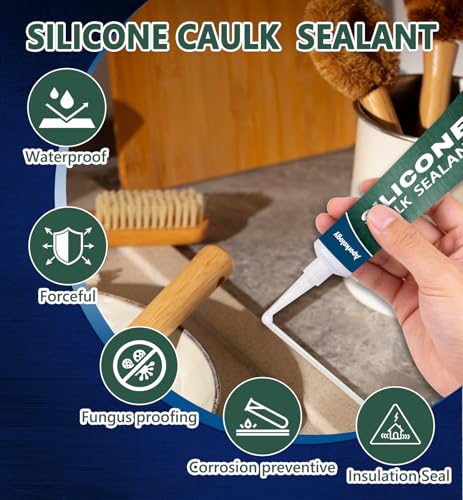 Clear Silicone Caulk Waterproof Silicone Sealant 3.38 fl.oz - size: 100ml