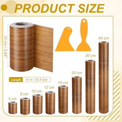 PATIKIL Wood Grain Repair Tape 4"x33" for Furniture Ash-Tone Grain - color: Ash-Tone Grain, size: 4"x33'