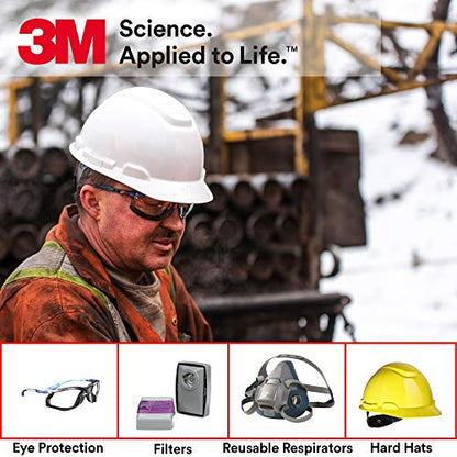 3M Safety Glasses, Virtua CCS, Anti-Fog Gray Lens, Black Frame, ANSI Z87 - color: Gray Lens, Black Frame With Foam Gasket, size: 1 Count (Pack of 1)