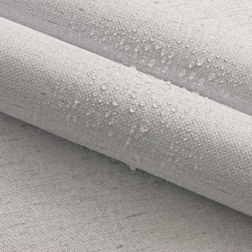 Grasscloth Peel and Stick Wallpaper Beige and Gray 15.7in x 590.6in - color: Beige Gray, size: 15.7" x 590.6"