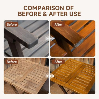 Wood Stain and Sealer, Built‑in Brush, Brown Walnut, 5.29 Oz - color: Black/Walnut, size: 1 Pack