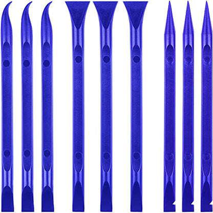 Honoson 9 Pcs Cleaning Scraper Tool, Scratch Free for Auto Detailing,None - color: Blue