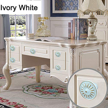 Cabinet Knob, 10Pcs 35mm Single Hole Ceramic knob Dresser Cupboard Cabinet Drawer Knobs Wardrobe Door Pull Handle for Home Office