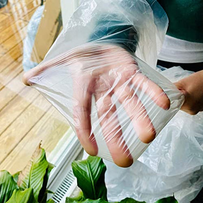 5 Pcs 9x12ft Plastic Drop Cloths for Painting, Plastic Tarp Waterproof Dustproof Multi-Purpose Furniture Cover Floor Wall Protection Film