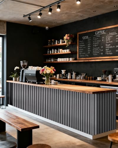myforHD Wallpaper Peel and Stick Wood Grating Stripe Self-Adhesive Wallpaper Faux Wood Contact Paper Wood Slats Self Adhesive Wall Paper PVC Vinyl Film Removable Waterproof 17.3" x 236" - color: Wood I, size: 17.3" x 236.2"